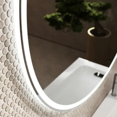 Зеркало Sancos Bella BE900 90 см, с LED подсветкой 5