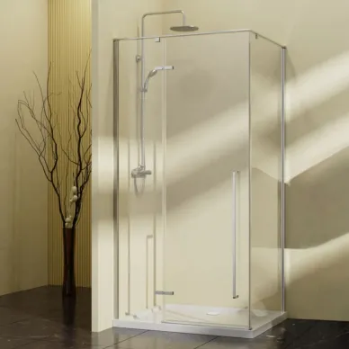 Душевой уголок Vincea Slim-N VSR-5SN1010CL 100х100х195 см, профиль хром/стекло прозрачное 0