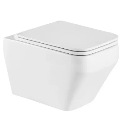 Инсталляция Welt Wasser BAMBERG 525 + HOFBACH 041 GL-WT + BAMBERG WT в комплекте с унитазом, безободковый, с сидением микролифт 1
