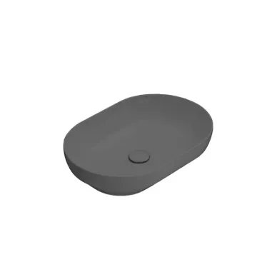 Globo T-Edge Раковина-чаша 60х41х14 см, без отв., на столешницу, цвет: Smoke B6O61.SK*0 0