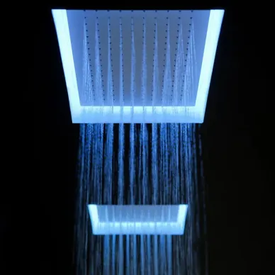 Antonio Lupi Душевая система Meteo XXL 100x75x11 см, с подсветкой LED, цвет: полированная сталь METEOXXL_BAL 7