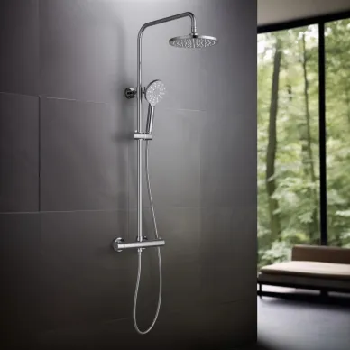 Душевая система Aquatek Европа AQ2343CR термостатическая, хром 1