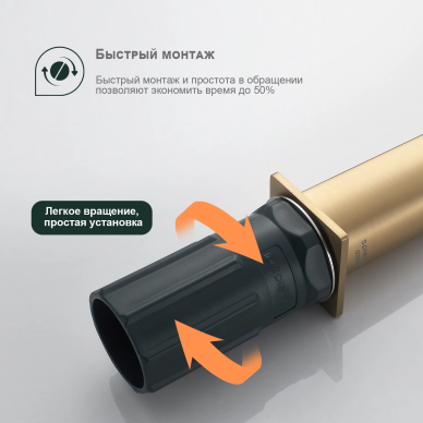 Смеситель для раковины Splenka S31 S31.10.03 золото 6