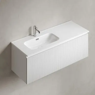 Тумба для ванной Sancos Snob R 1.0 SNR1.0120LW левая, 120см, bianco 5