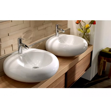 Раковина накладная Villeroy & Boch Pure Stone (517061R2) (60 см) 2