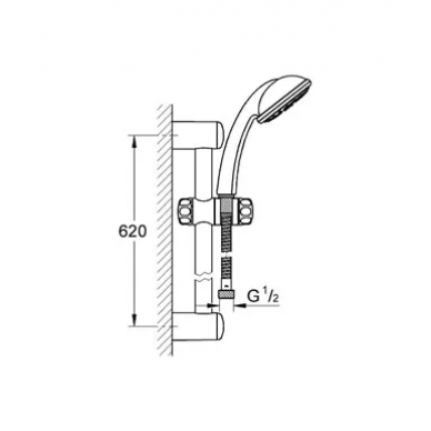 Душевой гарнитур Grohe Tempesta Duo (28440000) 1