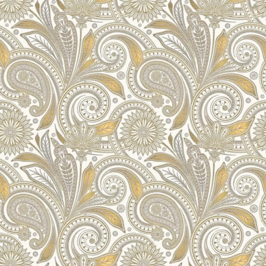 Astoria Paisley Ochre 60*60 0