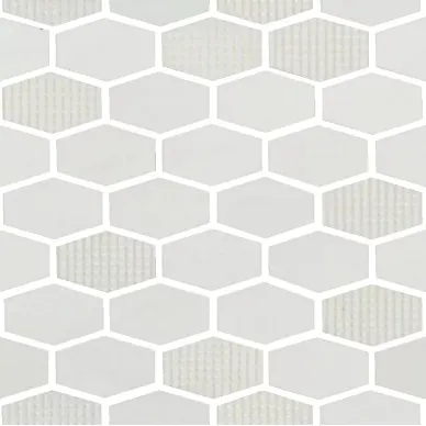 PRWM10LD Statuario Losanga Mix Dec. 25x25 0