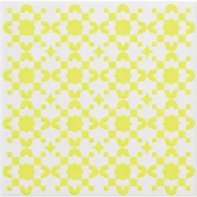 WW81L3 Yellow On White Wonder Lux 3 20x20 0