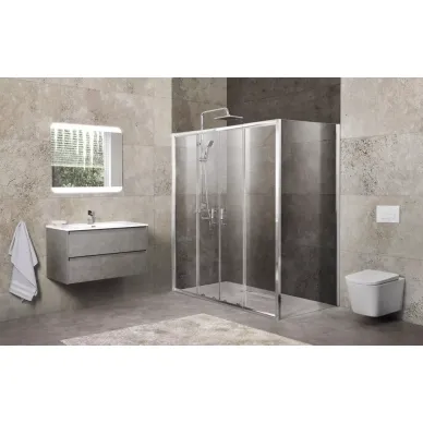 Душевой уголок BelBagno Unique AH21 (200x80 см) (матовое стекло) 0