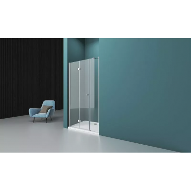 Душевая дверь BelBagno Albano (ALBANO-BS-13-80+100-C-Cr) профиль хром/стекло прозрачное 7