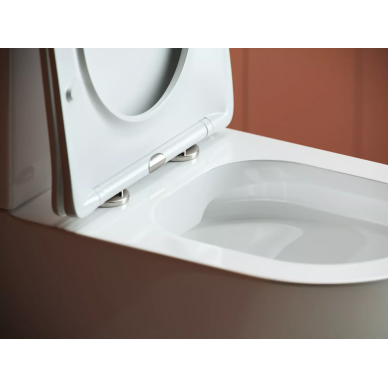 Унитаз напольный Ceramicanova HighLight (CN1802) безободковый,  с бачком и сидением микролифт 6