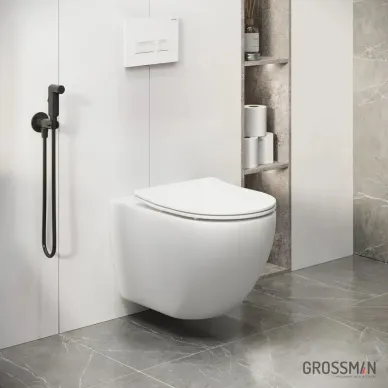 Инсталляция для подвесного унитаза Grossman 900.K31.01.000+клавиша 700.K31.03.000.000+унитаз GR-4411S 13