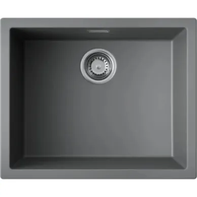 Мойка кухонная Omoikiri Yamakawa 55T-U/I-PL 4993433 55.6x45.6 см, платина 1
