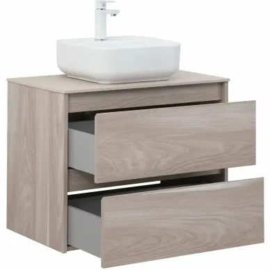 Тумба для ванной Aquanet Nova Lite 287885 75 см, орех светлый 4