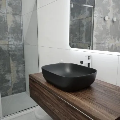 Раковина накладная Teymi Solli 50 artceramic T50392 49 см чёрная матовая 7