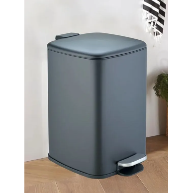 Ведро для мусора Welt Wasser Berg BL 12L, черное матовое 1