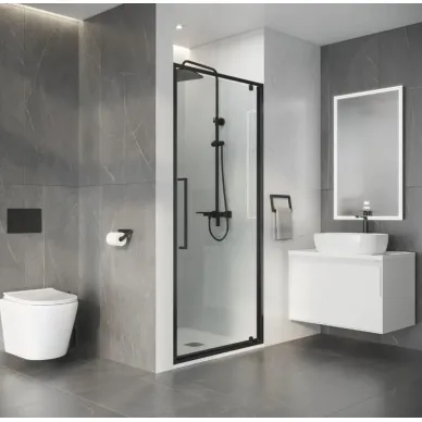 Душевая дверь Niagara Nova NG-35-9AGR 90x195 профиль графит/ стекло прозрачное 5