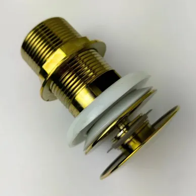 Сливной набор для раковины Teymi Solli T140205 с переливом, click-clack, золото 13