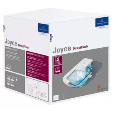 Чаша подвесного унитаза Villeroy & Boch Joyce Directflush (5607HR01) с микролифтом 6