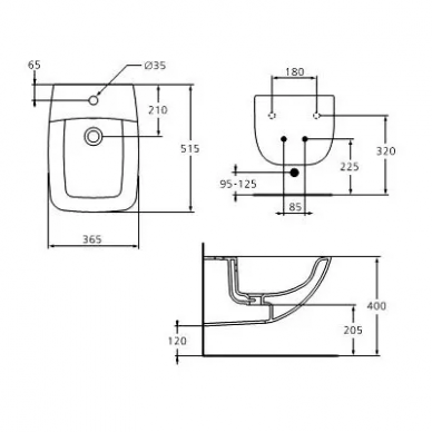 Биде подвесное Ideal Standard Cantica (Т506501) 1