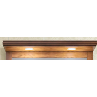 Козырек к зеркалу Opadiris Мираж 80 (с подсветкой) орех 0