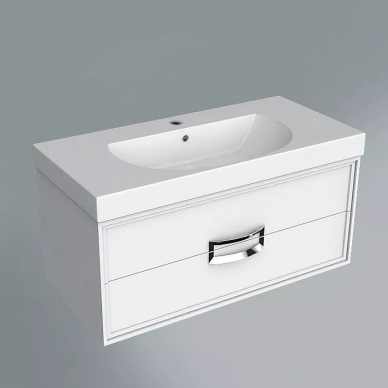 Тумба для ванной Kerama Marazzi Canaletto 100 (белый) 5