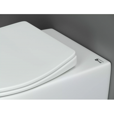 Подвесной унитаз Ceramicanova Pearl (CN8001) безободковый с сидением микролифт 5