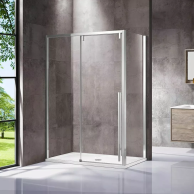 Душевой уголок Vincea Lugano (VSR-1L9012CL-1) 120х90х190 см, профиль хром/стекло прозрачное 5