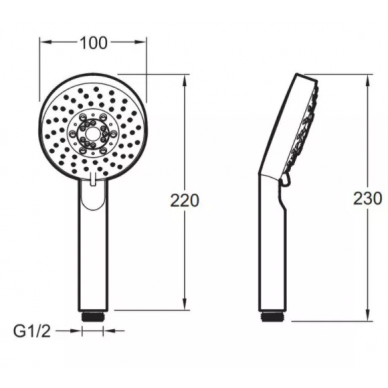 Душевая система Jacob Delafon Modulo (E30759-CP) 9