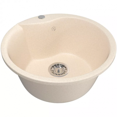 Мойка кухонная Mixline ML-GM12	(525082)	бежевый 5