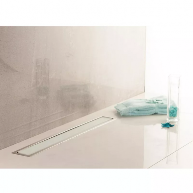 Душевой лоток Pestan Confluo Premium White Glass Line 950 (13000352) 9