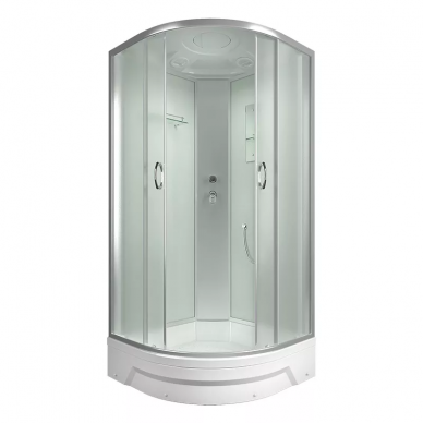 Душевая кабина Erlit Comfort (ER351026-C3-RUS) (100x100x226) матовое стекло 7