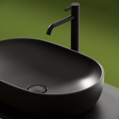 Раковина накладная Ceramicanova Element (CN6047MDH) (60x41.5 см) (темный антрацит матовый) 6