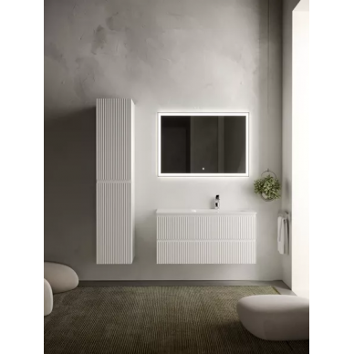 Тумба для ванной Sancos Snob R (SNR100RW) (99.5 см) (под раковину с правой чашей) Bianco 5