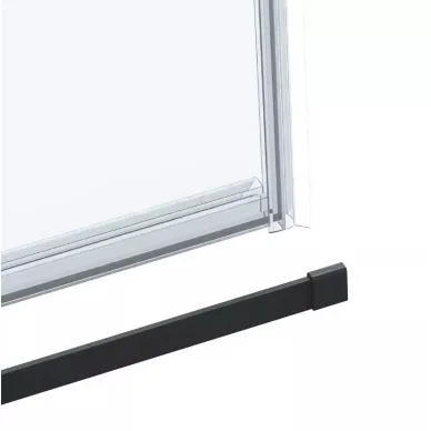 Душевой уголок Vincea Como Soft (VSR-1CS1013CLB) 130х100х195 см, профиль черный/стекло прозрачное 8
