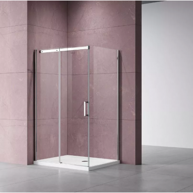 Душевой уголок Vincea Dice (VSR-4D1016CL) 160х100х200 см, профиль хром/стекло прозрачное 0