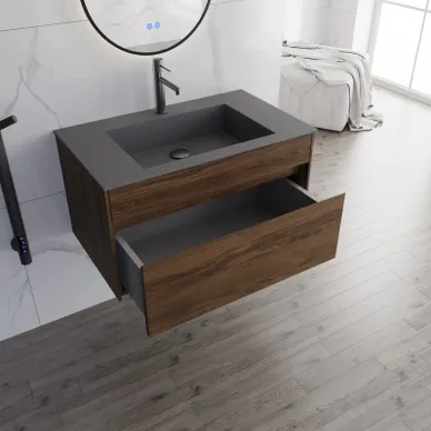 Тумба для ванной Vincea Chiara VMC-2C800CO 80x48 см, подвесная, C.Oak 5