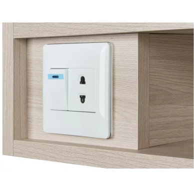 Зеркальный шкаф Iddis Mirro (50 см) (MIR5000i99) белый/дерево 7
