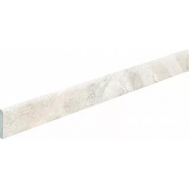 60211 Battiscopa Satinato/Rett. Bianco 4,8x59,5 0