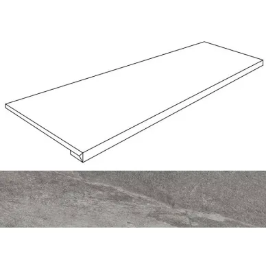 Materia Grey Solid 2cm Top-100 49.75x99.55 0