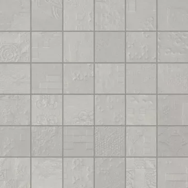 Rendering Grey Natural Mosaico Decor 29.75x29.75 0