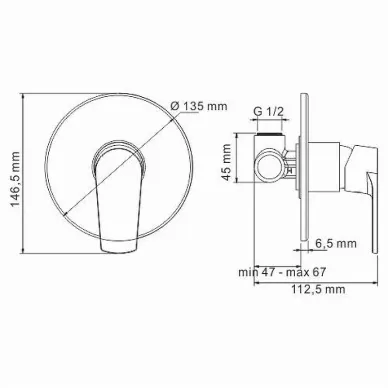 Душевая система Wasserkraft Dill (A12629) хром 7
