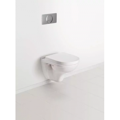 Чаша подвесного унитаза Villeroy & Boch O.Novo Directflush (5688H1R1) безободковый, с микролифтом 8