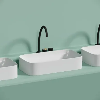 Раковина накладная Ceramicanova Element (CN6054MW) (70.5 см) белая матовая 5