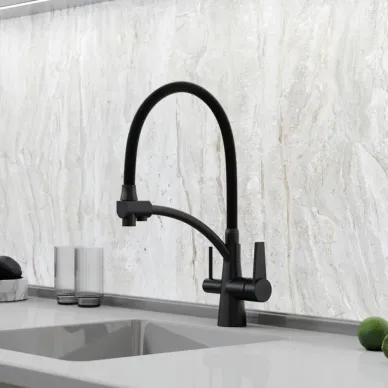 Смеситель для кухни Sancos Eri (SC4001MB) с функцией подключения фильтра, чёрный матовый 6
