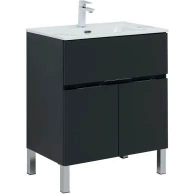 Тумба для ванной Aquanet Алвита New 303900 70 см, антрацит 0
