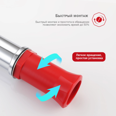 Смеситель для раковины Raglo R03 R03.15 высокий излив, хром 7