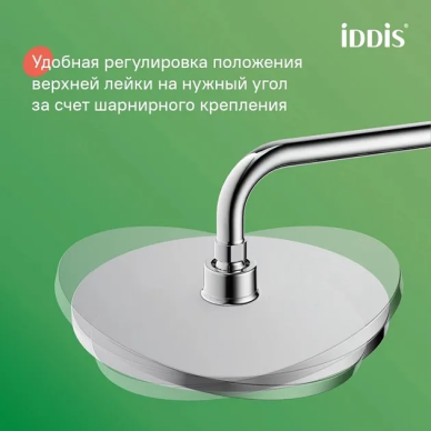 Душевая система IDDIS Zodiac X ZDX3F0Ci76 без излива, хром 2