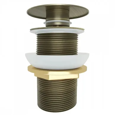 Сливной набор для раковины Teymi Solli T140207 без перелива, click-clack, бронза матовая 6